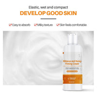 Hibiscus and Honey Firming Cream, Skin Tightening Lotion for Face & Body, Double Chin Reducer Neck Firming Cream with Collagen Firming & Lifting Reduces Wrinkles and Fine Lines