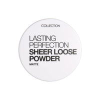 Collection Cosmetics Lasting Perfection Sheer Loose Powder, Lightweight Powder, 10g, Transparent
