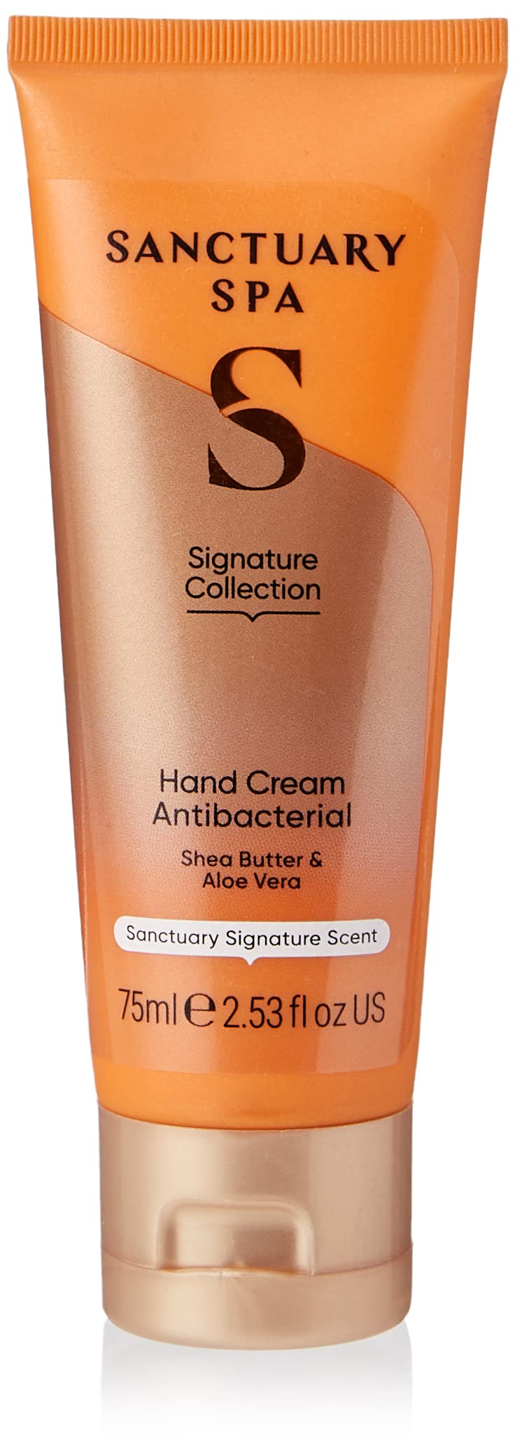 SANCTUARY Sanctuary Spa Antibacterial Hand Cream, No Mineral Oil, Cruelty Free and Vegan Shea Butter Hand Cream for Very Dry Hands, 75 ml