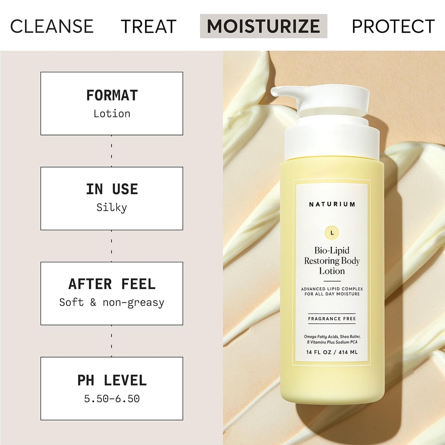 Naturium Bio-Lipid Restoring Body Lotion, 414 mL