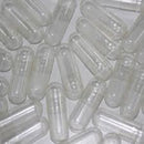 gelatincapsuk 100 Empty Clear Gelatin Gelatine Hard Capsules size 0 self fill gel caps