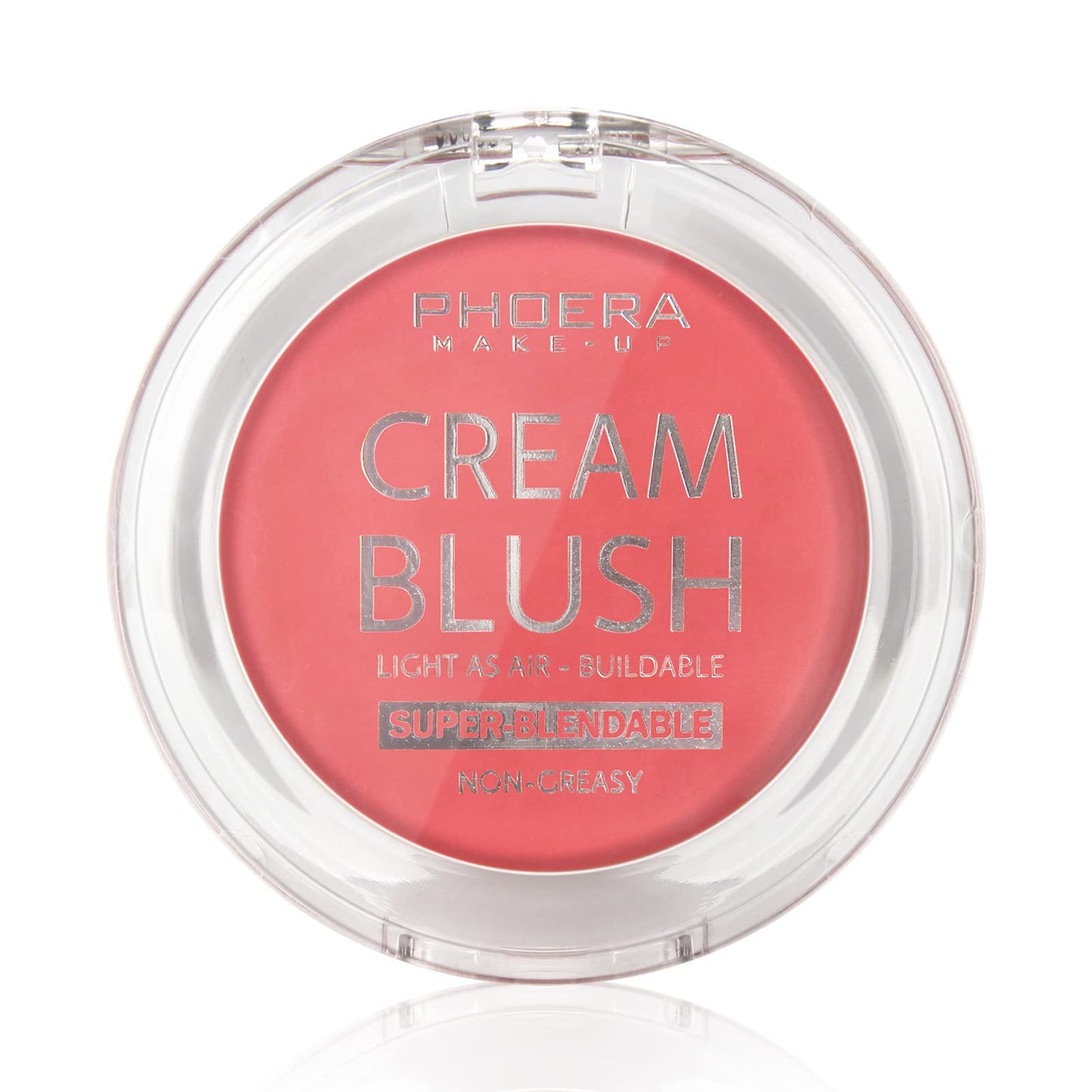 PHOERA Face Cheek Blush Cream Anglicolor Perfect Makeup Cream Blush Cheekcolor, Long-Wear, Matte, Bold, Lightweight, Blends Easily, Contours Cheeks (101#Freesia)