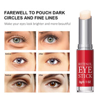 QEEROYO Retinol Eye Stick, Retinol Eye Cream, Eye Balm Stick, Eye Cream for Puffiness, Retinol Eye Cream for Dark Circles, Eye Brightener Stick for Dark Circles, Smoothens Wrinkle Eye Cream