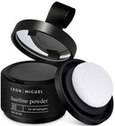 LEON MIGUEL Hair Line Powder – Unisex Hair Repair Make Up – Hair Shadow Make Up - Instantly Covers and Conceals Receding Hairlines, Thinning Hair etc. – Waterproof | 4g (dark grey)