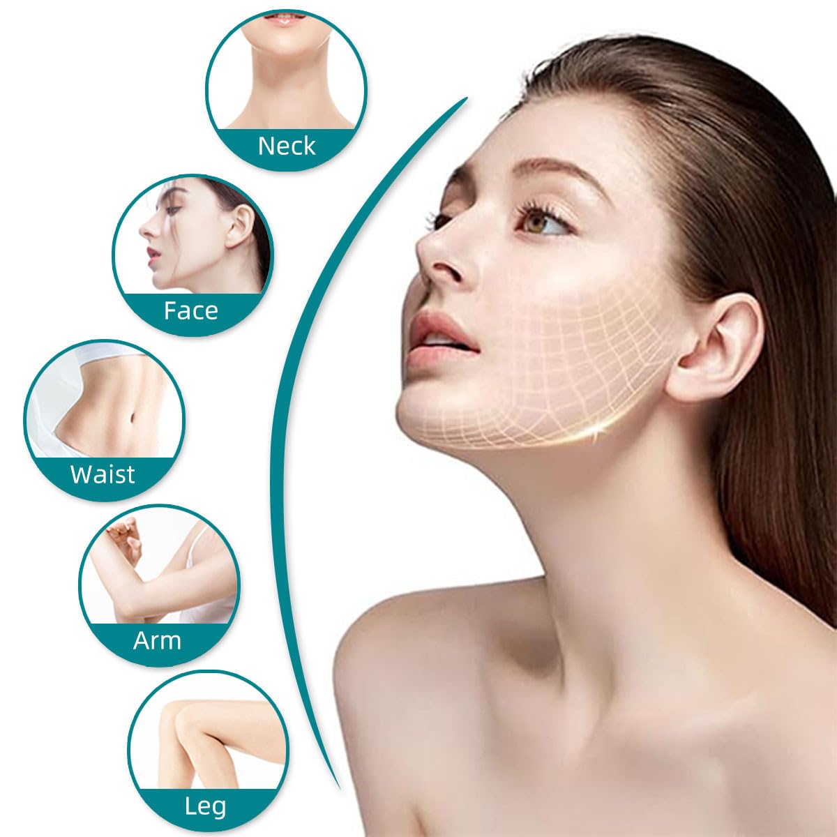 TINCAI Crepe Be Gone Body Souffle - 85g Firming Neck Cream,Ultra Hydrating Crepe Skin Firming Cream for Chest,Arms & Legs,Crepe Eraser for Women,Skincare Body Cream for Deep Hydration
