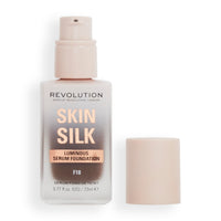 Revolution Beauty London Makeup Revolution, Skin Silk Serum Foundation, Light to Medium Coverage, Contains Hyaluronic Acid, F18, 23ml