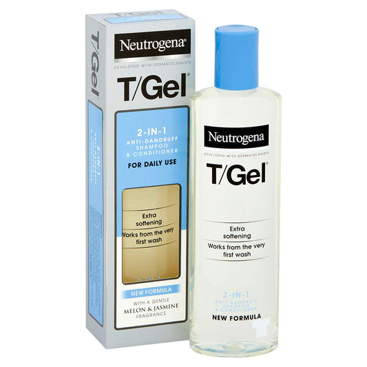 Neutrogena T/Gel 2-in-1 Anti-Dandruff Shampoo Plus Conditioner, 250 ml