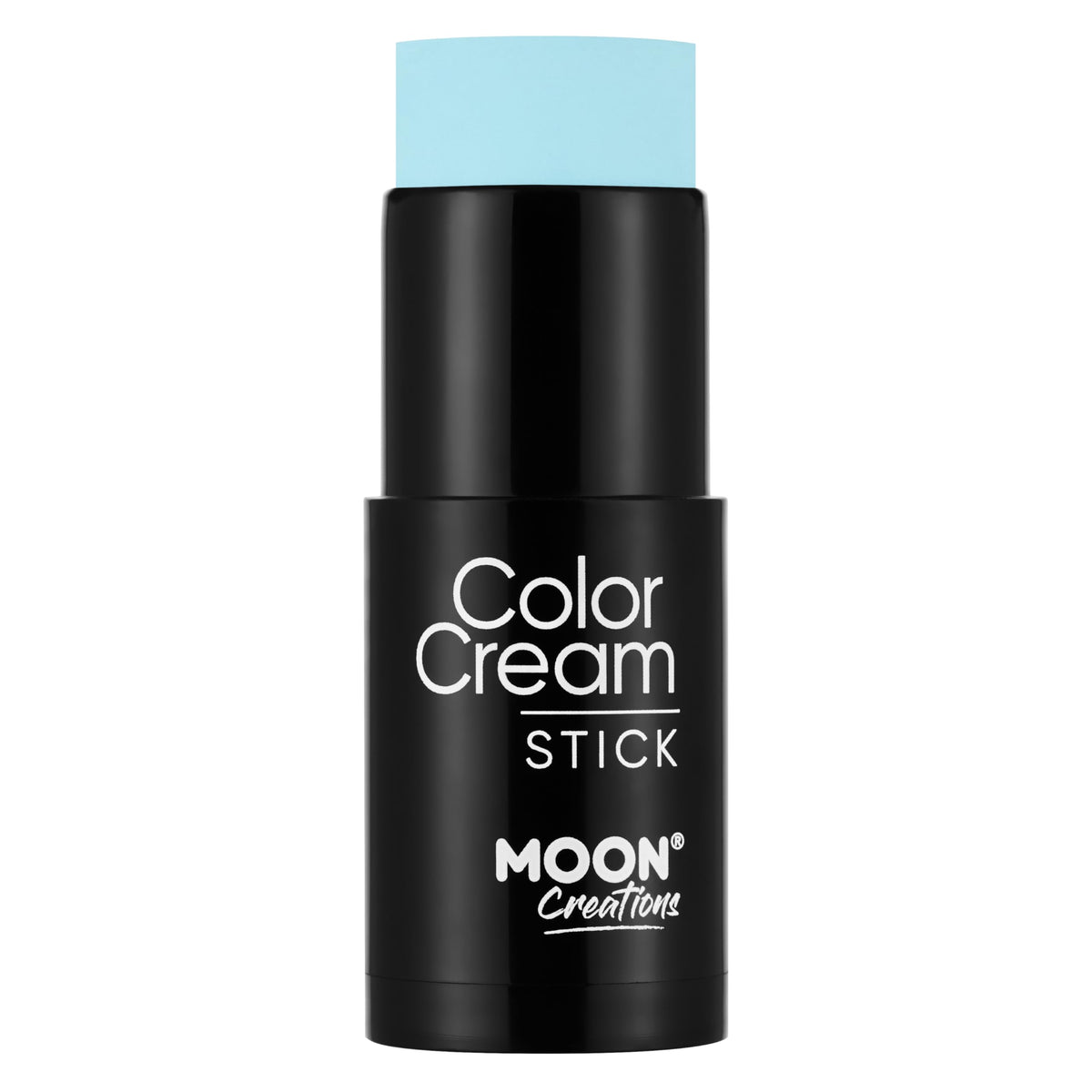 Moon Creations Face Paint Stick (Sky Blue 21g) Non-toxic Cream Body Paint, Full-coverage Face Body Paint Makeup Stick Halloween SFX Cosplay | Professional Face Paint Makeup for Adults, Kids