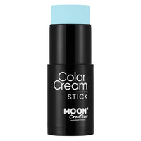 Moon Creations Face Paint Stick (Sky Blue 21g) Non-toxic Cream Body Paint, Full-coverage Face Body Paint Makeup Stick Halloween SFX Cosplay | Professional Face Paint Makeup for Adults, Kids