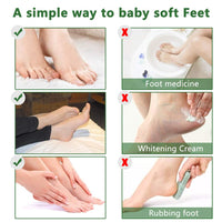 IDUCEN Foot Mask 5 Pack, (Tea Tree) Foot Peel Mask Callus Remover, Exfoliating Peeling Calluses Dead Skin, Callus Remover Foot Mask, Baby Soft Smooth Touch Feet-Men Women Exfoliating Foot Mask