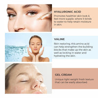 Neolith Oxy Boost Hyaluronic acid Hydration Gel Cream 98% Organic | Hydrating water gel based moisturizer for face | Cell Healing, Cell regeneration, Boost skin Oxygenation | 50 ML