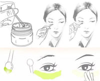 OHEETU 3Pcs Silver Metal Eye and Face Cream Applicators Makeup Cream Spoon Roller Stick T-Shaped Eyes Facial Massager Sticks Cosmetic Skin Care Tools