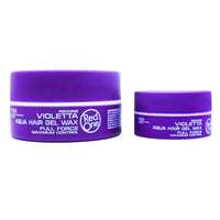 Redone Hair Styling Aqua Wax Violetta 50ml | Travel Size | Strong Hold | Hair Gel Wax | Ultra Hold | Lavender Scent | Men & Women Hair Wax | Maximum Control