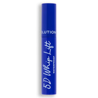 Makeup Revolution 5D Whip Lift Waterproof Mascara, Maximum Lift, Length & Volume, Long-Lasting, Smudge Resistant, Black, 12 ml