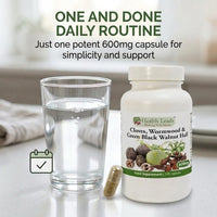 Health Leads ...Working With Nature Health Leads Wormwood Black Walnut & Clove 600mg, 120 Caps