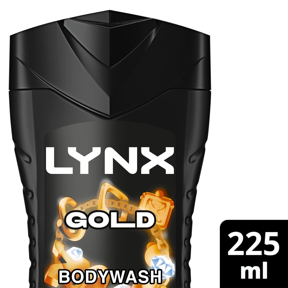 Lynx 12 Hour Refreshing Fragrance Gold Oud Wood and Vanilla Body wash with Plant-based Moisturisers & Dual Action Power, Keep Smelling Irresistible!