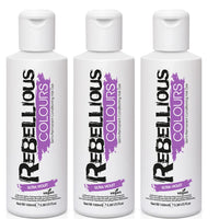 Rebellious Colour Semi Permanent Hair Dye Conditioning vegan cruelty free direct hair colour application 300ml (Ultra-Violet)