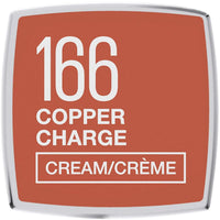 Maybelline New York Color Sensational the Creams, Nourishing Lipstick Enriched with Shea Butter, High Coverage, Rich and Radiant Colour, No. 166 Copper Charge