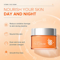 KKwoter Anti-Aging Vitamin C Moisturizer for Face - Day & Night Cream for Women & Men. Brightens & Evens Skin Tone, Boosts Collagen and Reduces Fine Lines. Effective Skin Care Solution