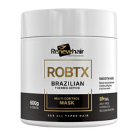 RENEW HAIR PROFESSIONAL ROBTX Anti-Frizz, Thermo-Active, Multi-Control, Smart Technology Hair Treatment Mask | Volume Reduction, Shine & Softness | Vegan | Salon Finish 500ml