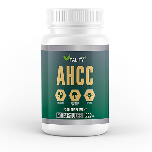 Sunshyne Premium AHCC Capsules - Active Hexose Correlated Compound 1000mg per Serving - 60 Capsules, 1 Month Supply - Immune Support & Liver Health Supplement