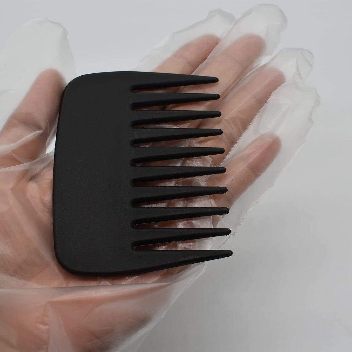 AIRERA 2 Pieces Professional Pompadour Streaker Afro Hair Combs, Mens Slickback Styling Comb, Wide Tooth Wet Pick Hair Beard Comb, Anti-Static Heat Resistant Hairdressing Shower Comb for Men Salon (A)