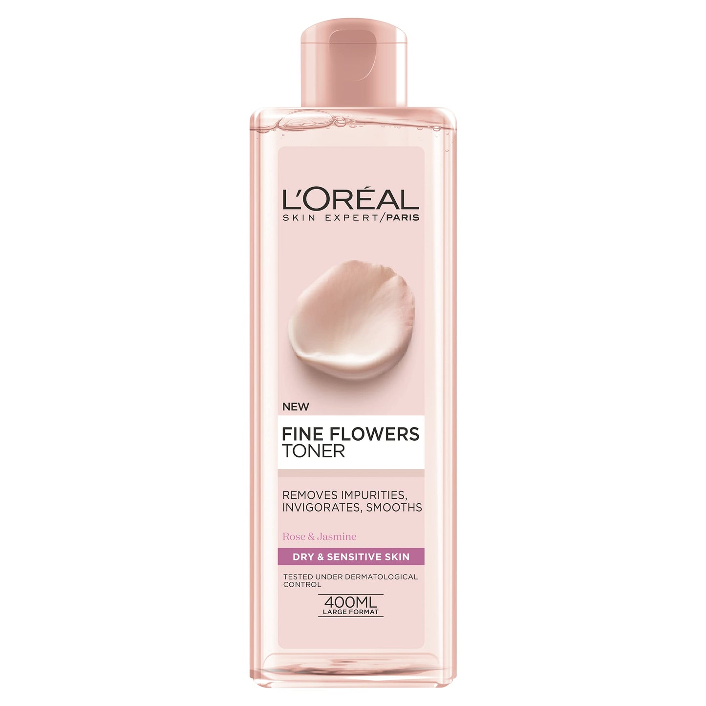 L'OREAL PARIS L'Oreal Paris Fine Flowers Cleansing Toner for Normal to Dry Sensitive Skin 400 ml