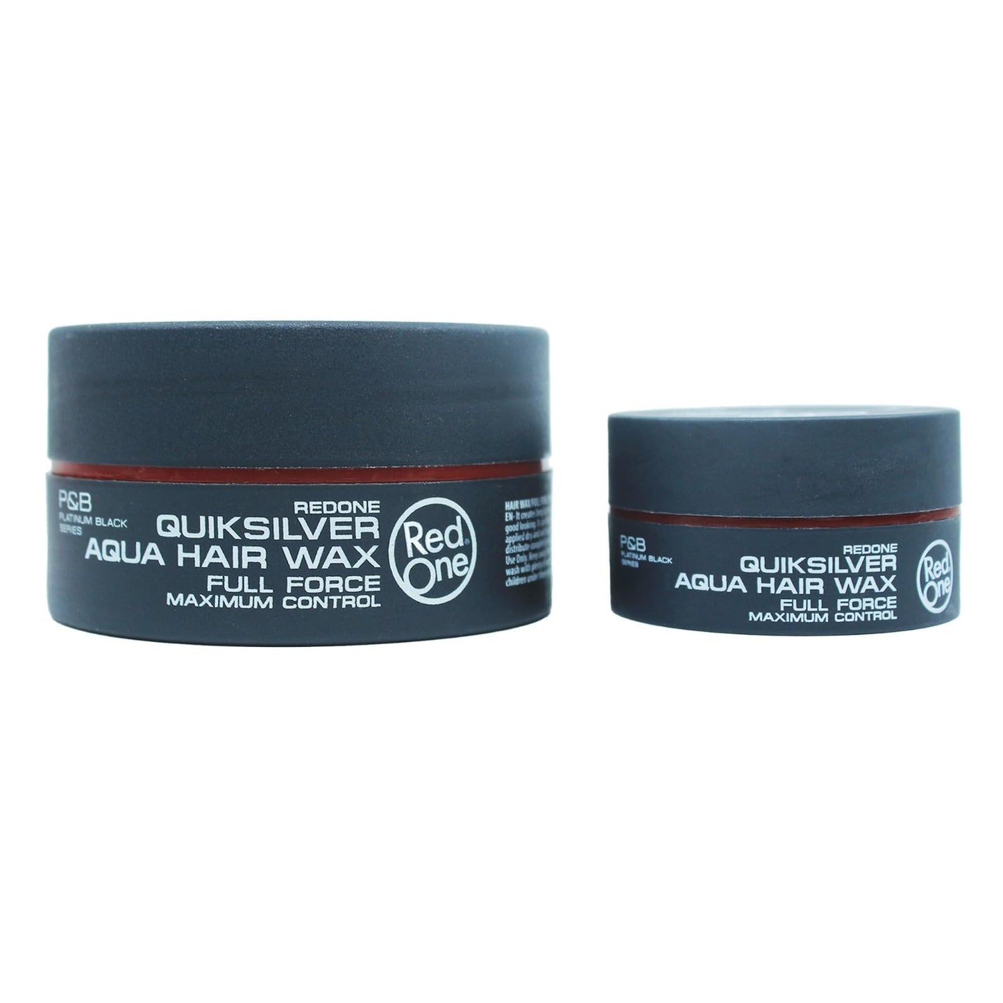 Redone Hair Styling Aqua Wax Grey 50 ml | Firm Hold | Hair Gel Wax | Ultra Hold | Men & Women Hair Wax | Manol, Mixcherry Scent | Maximum Control