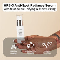 Nubiance NUBIANCE - Anti Dark Spot Serum with AHA HRB-3-30ml - For Black, Matte and Mixed Skins - Exfoliating Face Care - Against the Appearance of Pigmentary Spots - Powerful tone unifying Cream