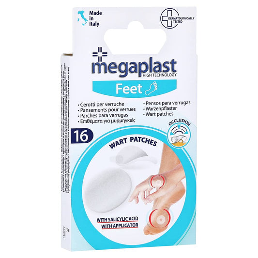 PHARMADOCT 16 occlusive dressings for Warts, salicylic Acid, Hypoallergenic