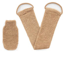 Generic Hemp Back Scrubber, 100% Natural Exfoliating Back Strap with Mitt,Durable Machine Washable,Exfoliating Loofah Back Scrubber with Handles for Shower Bath Men and Women