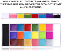 Ucanbe UCANBE Athena Body Face Paint Oil Palette 20 color Professional Non-Toxic Makeup Pallet Halloween FX Party Artist Fancy Adult Painting