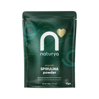 Naturya Organic Spirulina Powder 200g - Superfood Supplement for Energy, Immunity, & Detox – 100% Natural, Nutrient-Rich with High Protein & Iron, Non-GMO, Vegan-Friendly - Resealable Pack