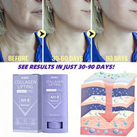 ANGEL SILK AH-8 Retinol Neck Firming Stick, Anti Wrinkle & Lifting Cream with Collagen & Beeswax, Moisturizing Treatment for Sagging Skin, Reduce Fine Lines, Neck Tightening Easy Massage (1pc)