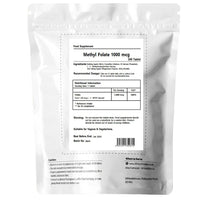 UKHealthHouse Methyl Folate 1000mcg - Tablets as L-5-MTHF Supplement 5-methyltetrahydrofolate – Highly biologically Active Form of Folic Acid/Vitamin B9 - Vegan UK (500 tabs)