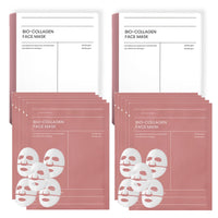 ChicNana Collagen Mask, Bio Collagen Face Mask, Collagen Masks Overnight, Korean Skincare, Face Skincare, Hydrating, Sheet Overnight Beauty (Red 10pc)