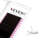 VEYES INC Cashmere Individual Lash Extensions 0.03-0.20 B/C/CC/D/J/M Curl 8-20mm Mixed & Single Length Trays, Matte Black, Professional Supplies for Lash Techs(0.05 D 8-16mm)