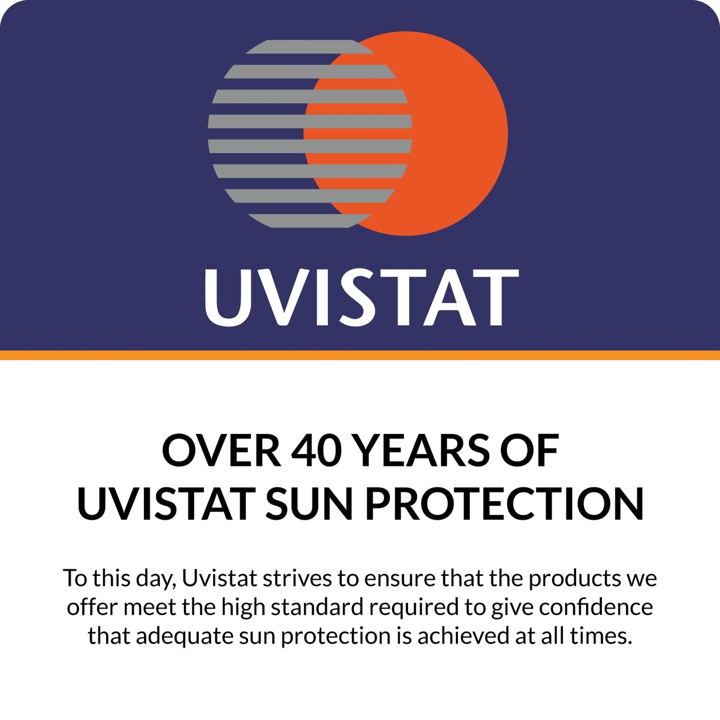 Uvistat Sun Cream SPF 50 (125ml) – Fragrance-Free Moisturising for Sensitive Skin & All Skin Types – Factor 50 Suntan Lotion – Kids & Adults High Protection – Balanced UVA/UVB