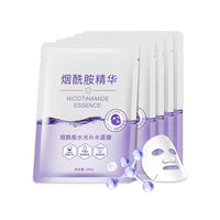 Sheet Mask, Niacinamide & Hyaluronic Acid Face Mask Set, Hydrating Face Mask, Evens Skin Tone Face Masks Skincare，Face Masks Beauty For Dehydrated, Dull and Tired Skin, 5PC
