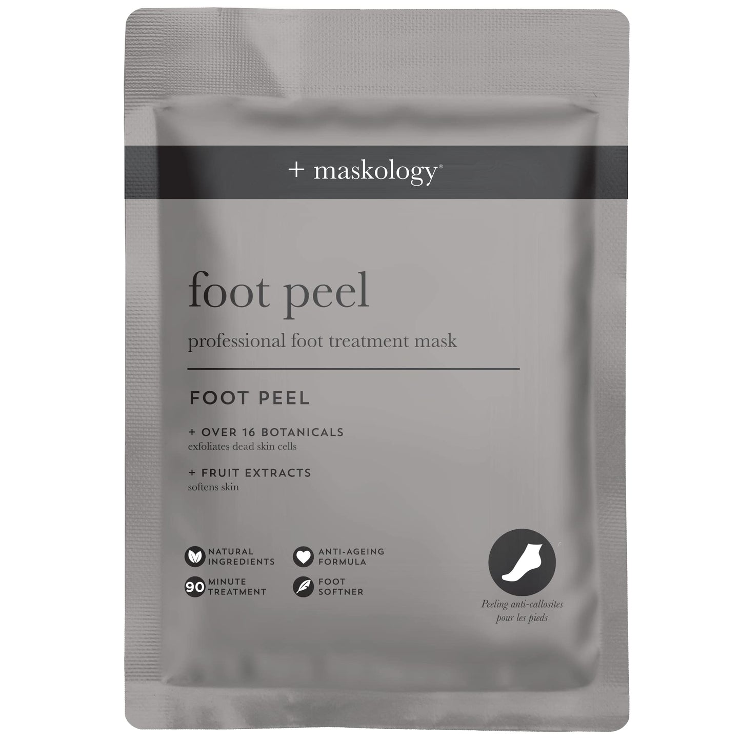 MASKOLOGY FOOT PEEL Professional Foot Treatment 40g | Exfoliating Foot Mask | 100% Plant Based | Hydrating | Foot Peel Mask with Botanical & Fruit Extracts |