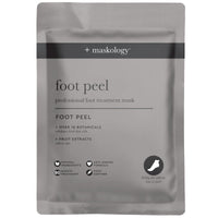 MASKOLOGY FOOT PEEL Professional Foot Treatment 40g | Exfoliating Foot Mask | 100% Plant Based | Hydrating | Foot Peel Mask with Botanical & Fruit Extracts |
