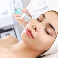 Lazzybeauty Hydra Needle 20 Derma Stamp Microneedling Pin Length 0.6 mm, Serum Applicator Bottle Reusable for Anti-aging Skin Care Hair Beard Growth Stimulation