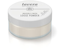 lavera Invisible Finish Loose Powder - transparent - Organic Rice Powder & Organic Tapioca - Mattifying - Long-Lasting - Vegan (1 x 11g)