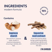 womn Liquid Body Powder for Women – Against Sweat, Chafing & Odour 50 ml