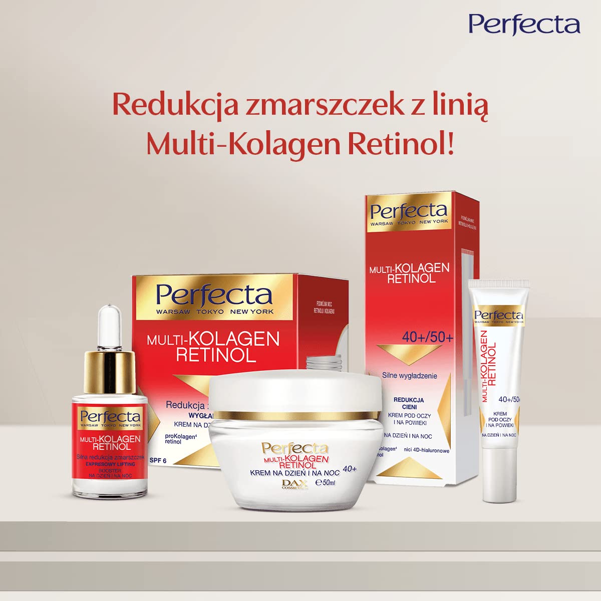 DAX Perfecta Multi Collagen Retinol Day And Night Cream 40+ - 50ml