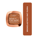 L'Oreal Paris L’Oreal Paris Bronzer, Super Buildable, Back To Bronze Matte Bronzing Pressed Powder, Shimmer Free, Medium, Compact Case, Tanned Look all Year, Matte Bronzing Formula
