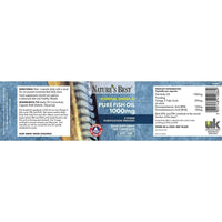 NATURE'S BEST Pure Fish Oil 1100/1000mg | 180 Capsules | One-A-Day | Essential Omega 3 Fish Oil 1000mg | High Level of EPA & DHA | Premium Grade | 5-Stage Purification Process | UK Made… (180, 1000)