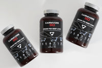 Carnivore Go 100% Grass Fed Beef Liver Capsules - for Energy, Immunity, Focus, Detoxification & Skin Health - 180, 500mg Desiccated Beef Liver Supplements - UK Made - No GMO, Hormones, Antibiotics