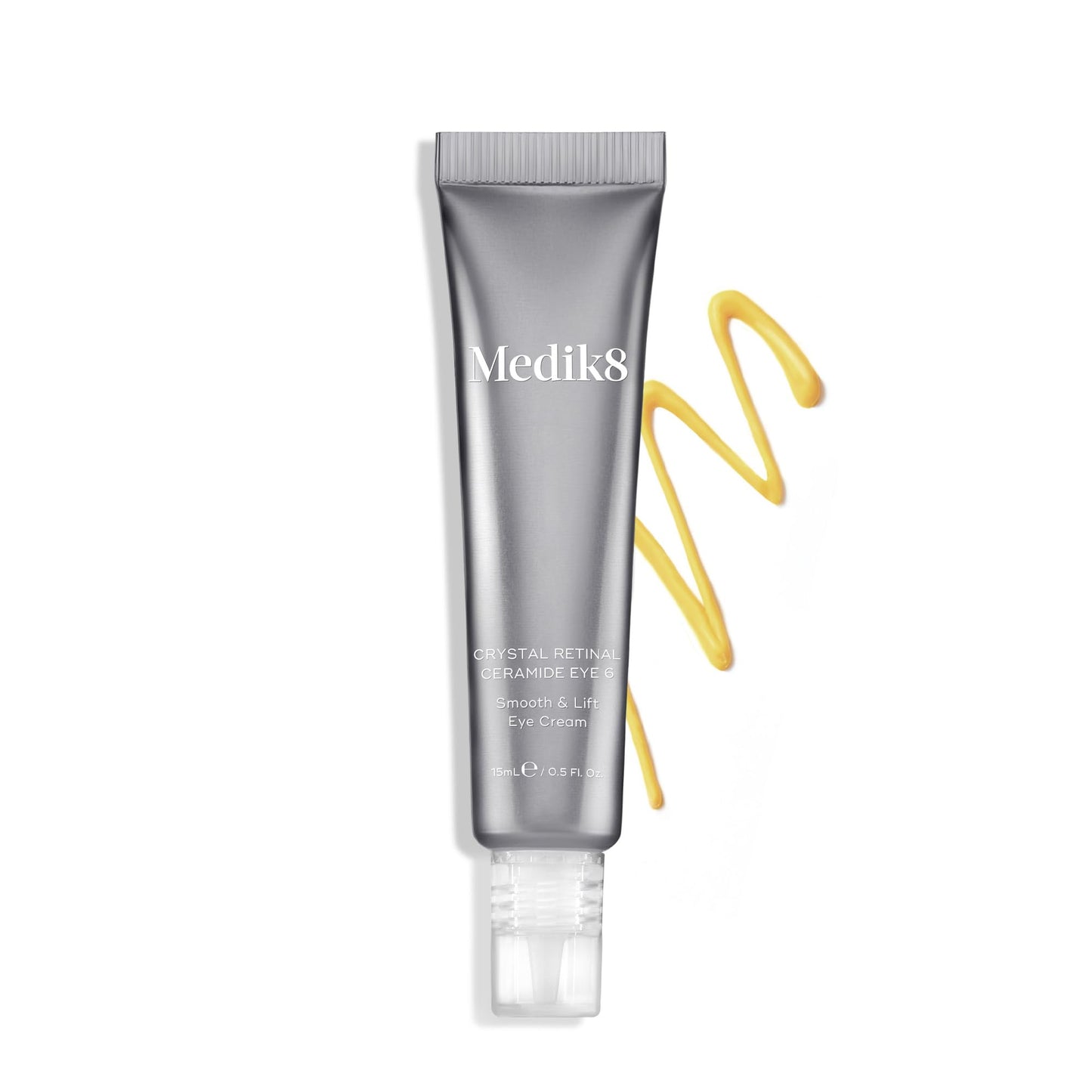 Medik8 Crystal Retinal Ceramide 6 Eye Cream - Anti Ageing & Anti Wrinkle - Smooth & Lift Eye Cream - 0.06% Retinal Strength - 11x Faster than Retinol - For Regular Vitamin A Users - 15ml