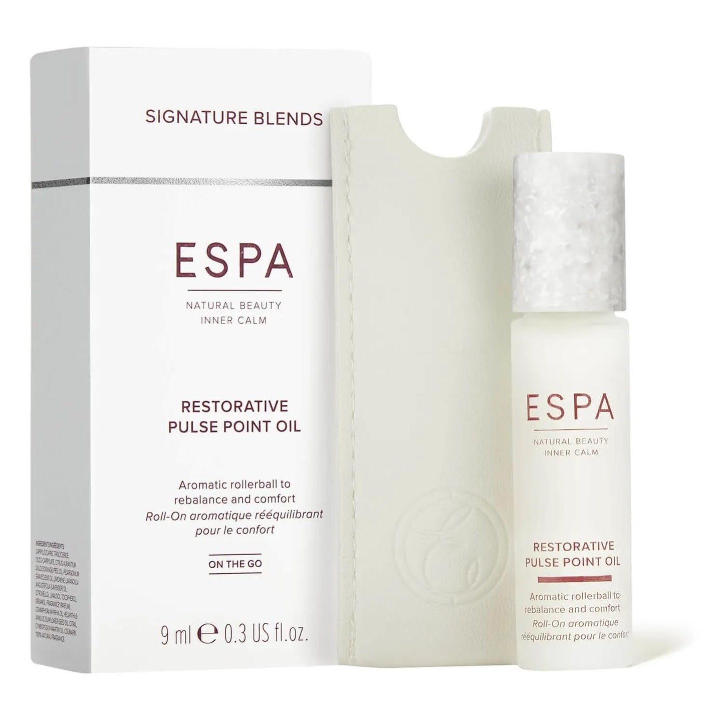 ESPA | Restorative Pulse Point Oil | 9ml | Sweet Orange, Rose Geranium & Lavender | COSMOS Natural Certified